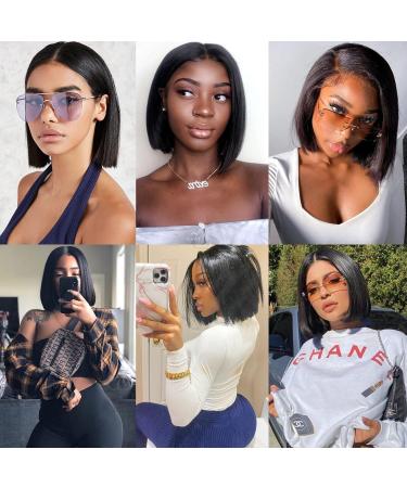 10 Inch Short 10A Brazilian Virgin Human Hair Bundles - Pack of 4 | Natural Black Color - Buy Online on GoSupps.com