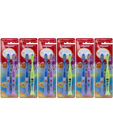 Colgate Ocean Explorer Extra Soft Kids Toothbrush, 2 Count (Pack of 6) Total 12 Toothbrushes