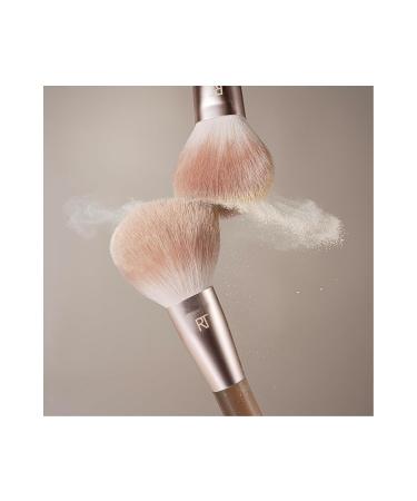 Real Techniques New Nudes Hazy Finish Powder Brush - Multiuse Makeup Brush for Blush Bronzer & Setting Powder - Soft Synthetic Bristles for Buildable Coverage - Buy Online on GoSupps.com