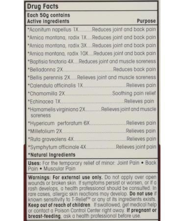 Heel Inc Homeopathic Remedies - T-Relief Arnica + 12 1.76 oz | Fast International Shipping - Buy Online on GoSupps.com