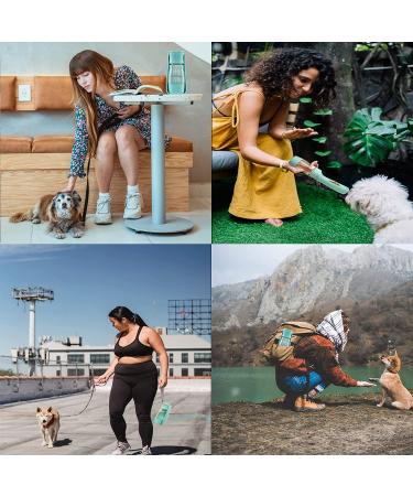 Portable Dog Water Bottle - Leak Proof Pet Dispenser for Traveling - Blue - Buy Online on GoSupps.com