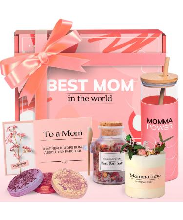 Best Mom in the World Gift set - Gift for Any Occasion Gifts for Mom from Daughter Relaxing Gifts for Women Set Mom Birthday Gifts Box Gift Box for Valentine's Day Mother's Day