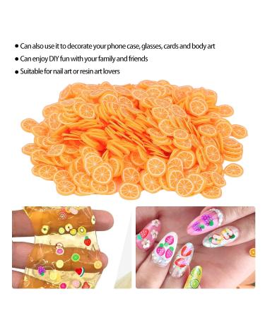 Fruit Shaped Nail Art Slices - DIY Resin Jewelry & Crafts | Orange 10G/Pack - Perfect for Lip Gloss & Phone Cases - Buy Online on GoSupps.com
