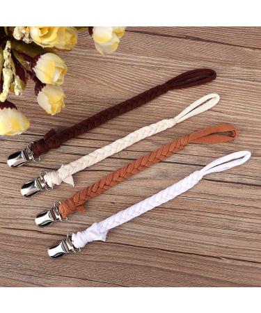 Buy SH-RUIDU Baby Schnuller Clamps - 4 DIY Pacifier Clips Stainless Steel Duck Beak Anti-Loss Straps for Boys & Girls - International Shipping Available - Buy Online on GoSupps.com