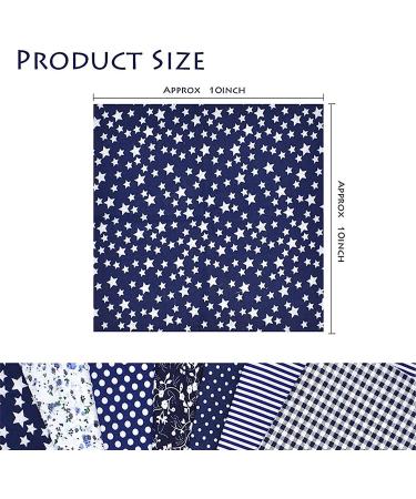 56pcs 9.8 x 9.8 No Repeat Printed Floral Cotton Fabric Squares for DIY Sewing and Quilting - Buy Online on GoSupps.com