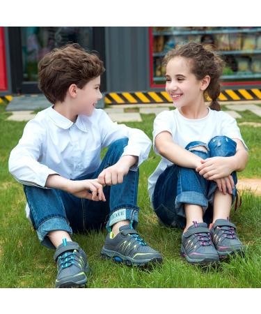 Hawkwell Kids Outdoor Hiking Shoe - 2 Little Kid - Black/Red - Buy Online on GoSupps.com