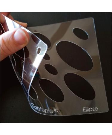 Cabtopia Ellipse Lapidary Jewelry Design Template Stencil - Buy Online on GoSupps.com
