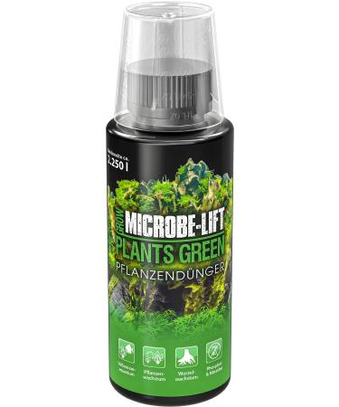 Microbe -Lift - Plants Green |Plants fertilizer for aquarium plants |Plants with vitamins & trace elements for healthy & magnificent aquariums |Contents: 118 ml 118ml (4oz) - Buy Online on GoSupps.com