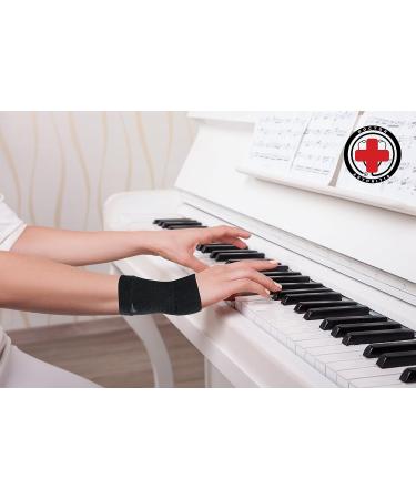 Dr. Arthritis Copper-Infused Wrist Sleeve for Support & Compression - Medium Size - Relief for Wrist Injuries, Sprains, and More - Buy Online on GoSupps.com
