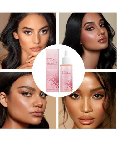 FLLUOUZH 2025 New Advanced Sunless Tanning Drops to Drink Enhances Natural Tan Promotes Skin Health and Pigmentation Moisturizes Skin No Streaks SunKissed Glow 2 PCS - Buy Online on GoSupps.com