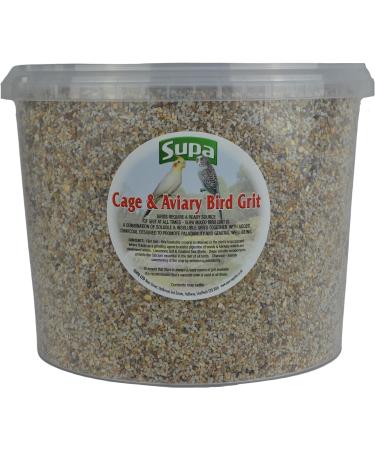 Supa Cage and Aviary Bird Grit 3 Litre Bucket Combination Of Soluble & Insoluble Grits and Charcoal Which Aids Good Health Aids Digestions And Increase Vitality (Package may vary) - Buy Online on GoSupps.com