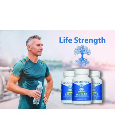 Life Strength ADK 10 Supplement (90 CT) - Physician Formulated Vitamins for Bone Health & Immune Support - Buy Online on GoSupps.com