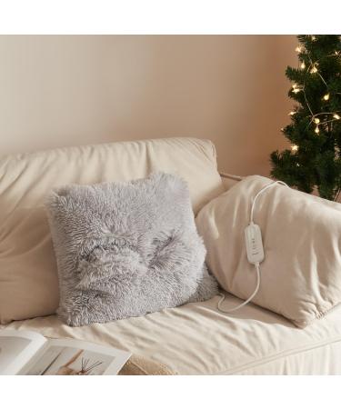 En.Casa Electric heating cushion Capurso with 4 heating levels Heat cushion 40x40 cm heating pad 100W overheating protection.