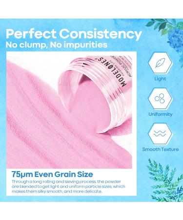 Modelones 24 Colors Acrylic Nail Powder Set - Pink Nude Pigmented French Nail Art for Nail Extension - Gifts for Women - Buy Online on GoSupps.com