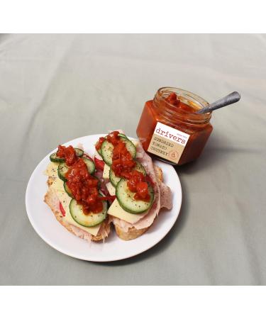 Drivers Sundried Tomato Chutney 350g - Delicious Pickle for Every Dish - Buy Online on GoSupps.com