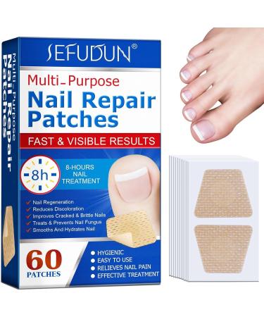 Toenail Plasters - Extra Strong Nail Repair Patch for Toenails and Fingernails Practical Breathable Non-Irritating Nail Repair Renewal Patch for Discolouration Cracked - Buy Online on GoSupps.com