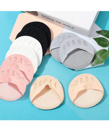 Forefoot Pads Metatarsal Cushions - 5 Colorful Ball of Foot Cushion Pads for Women (5 Pairs) - Buy Online on GoSupps.com