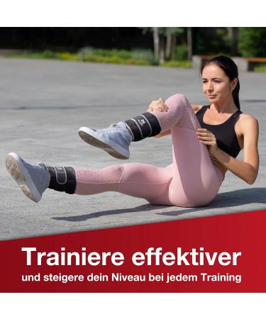 Najato Sports Weight Cuff Set - Adjustable Ankle Weights 2x1.6 kg with Reflective Border for Leg Training - Ideal for Home Fitness & International Shipping - Buy Online on GoSupps.com