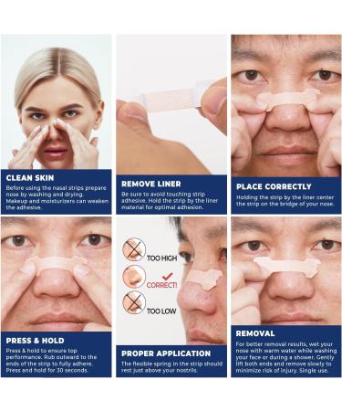 80 Pcs Anti-Snoring Plasters | Better Breathing Aid for Sleep & Sports | Nose Paving Solution to Stop Snoring - Buy Online on GoSupps.com
