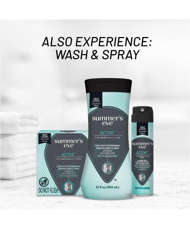 Summer's Eve Active Daily Performance Feminine Wipes - pH Balanced - 14 Count - Buy Online on GoSupps.com