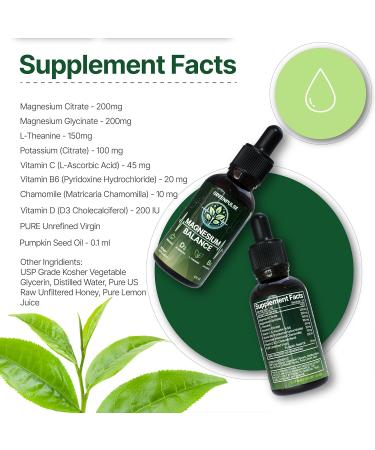 Magnesium Balance Magnesium with L-Theanine B6 & D3-4 fl oz - Buy Online on GoSupps.com