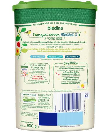 Bl dina Second age from 6 months to 1 year - 900 g box - Buy Online on GoSupps.com