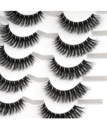 3D Clear Band False Eyelashes | Cat Eye Wispy & Natural Look | Soft Reusable 7 Pair | Happy Heartbeat No. 197 - International Shipping Available - Buy Online on GoSupps.com