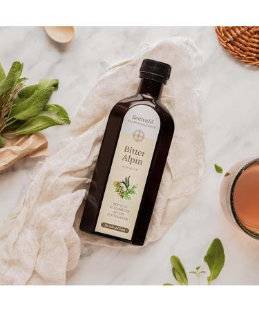 SEEWALD Monastery Specialties Bitter Alpin (250ml) - Alcohol-Free Bitter Herb Extract for Digestion & Metabolism Support | International Shipping Available - Buy Online on GoSupps.com