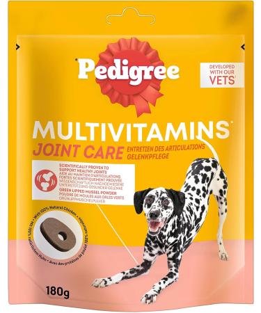 Buy Pedigree Dog Snacks Multivitamins for Healthy Joints - 30 Soft Treats 180g - Ideal Supplements for Dogs - Buy Online on GoSupps.com