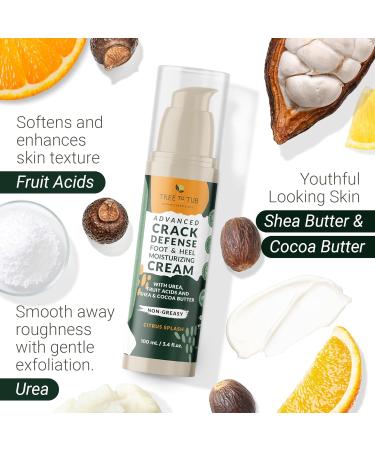 Tree to Tub Foot Cream - Non-Greasy Urea Lotion for Dry Cracked Heels & Feet | Nourishing Shea Cocoa Butter Foot Care | Perfect for Men & Women - Buy Online on GoSupps.com