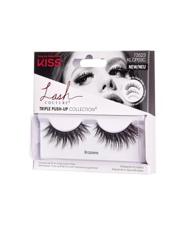 Kiss Lash Couture Triple Push Up Collection - 3D Volume Fake Lashes Reusable Animal Test-Free with Eyelash Glue - International Shipping Available - Buy Online on GoSupps.com