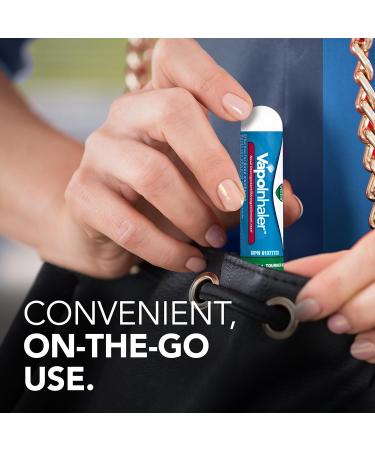 Vicks Vapoinhaler Nasal Decongestant with Soothing Vapors for Temporary Relief due to a Cold Menthol Scent 1 Pack 0.2 mL Pack of 1 - Buy Online on GoSupps.com