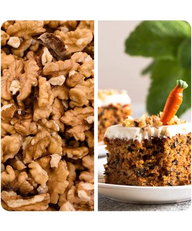 Organic Unsalted Walnuts 2 Pack (2LBS/16oz bags) | Raw Halves & Pieces for Snacking, Baking, Topping | Non-GMO, No Preservatives - Buy Online on GoSupps.com