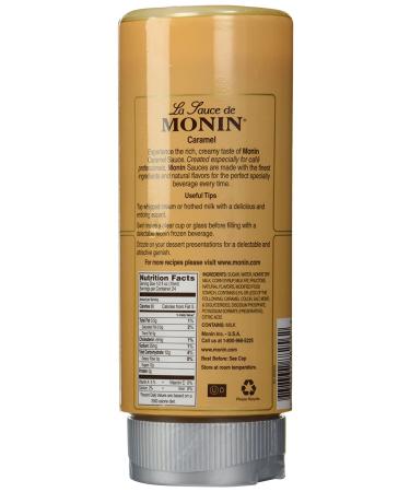 Monin Caramel Sauce - SQUEEZE | Premium Quality for Desserts and Drinks - Buy Online on GoSupps.com