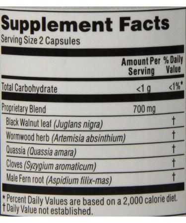 Kroeger Herb Co Original Wormwood Combination - 100 Veggie Capsules for Digestive Health - Buy Online on GoSupps.com