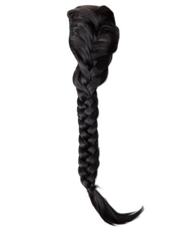 Wig me up - nc006-3 hair part braid braid ponytail very long clamps comb gummy rubber costume dark brown dark brown (3)