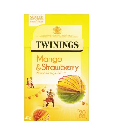 Twinings Twinings - Mango & Strawberry - Pack of 20 tea bags - 40g