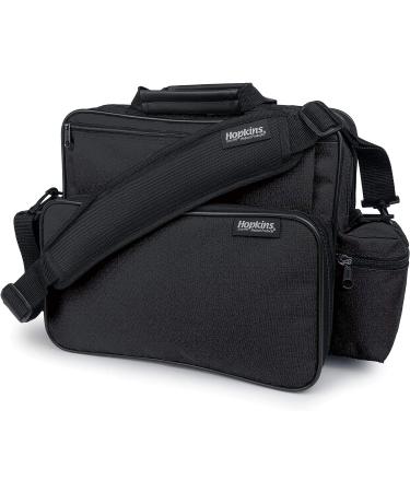 Hopkins Medical Products Home Health Shoulder Bag | Waterproof Exterior | Large Storage Compartments | Adjustable Strap | 14x11.5x8 Inches | Black - Buy Online on GoSupps.com