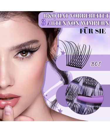 Premium 156 PCS Lash Extension Set - Individual Eyelashes Adhesive Mascara Brush & Applicators for DIY Extensions (B01 Kit) - Buy Online on GoSupps.com