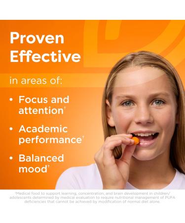 Equazen Pro SFI Health Fish Oil Jelly Chews - Omega 3 & Omega 6 for Kids & Teens - EPA GLA & DHA for Kids Mood Memory & Focus Support - Optimized for Bioavailability & Absorption (45 Jelly Chews) - Buy Online on GoSupps.com