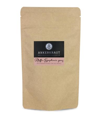 Ankerkraut pepper symphony entirely 450g in the XXL bag mixture of different varieties refined with pink berries and allspice for pepper mill entire grains 450 g (1 Pack)