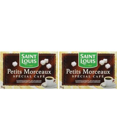 Saint Louis Sugar Small Pieces for Coffee 1 kg Pack of 2 - Buy Online on GoSupps.com