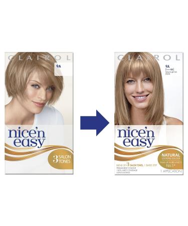 Clairol Nice n Easy Permanent Hair Color 9A Light Ash Blonde - Buy Internationally | Top Quality Hair Dye - Buy Online on GoSupps.com