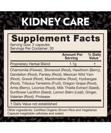 Crystal Star Kidney Care - 60 Vegetarian Capsules for Healthy Kidney Support - Buy Online on GoSupps.com