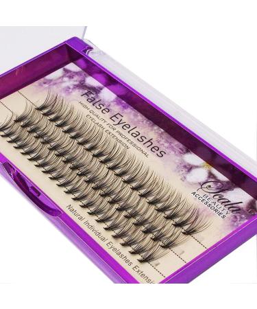 Dedila Beauty Natural Long 20 Root 0.07 C Curl 3D Profession Individual Eyelashes Extension Soft Black Fake False Eye Lashes Tools 8-20mm to Choose(16mm)