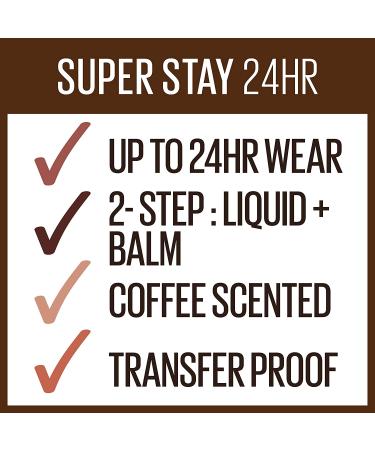 Maybelline Super Kit - Lipstick 2-Step - Liquid Once More 24 Chai Stay 1