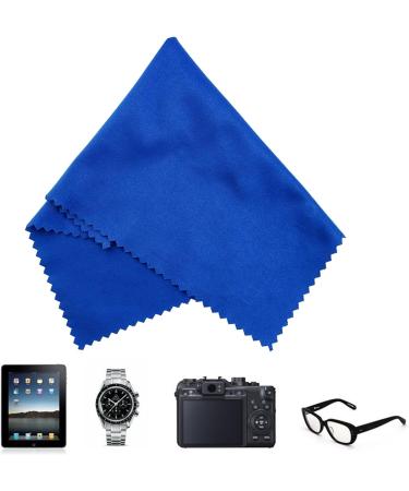 Buy Microfiber Cloths 12 Pack - Perfect for Cleaning Glasses Sunglasses Laptops & More - Soft Durable & Effective - Blue/Gray - Buy Online on GoSupps.com