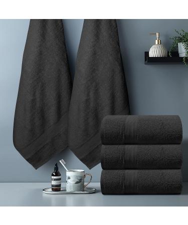 Softolle 100% Cotton Luxury Bath Sheets - Set of 2 - 600 GSM - Eco-Friendly & Highly Absorbent - Oeko-Tex Certified - 35 x 70 Inches - Grey - Buy Online on GoSupps.com