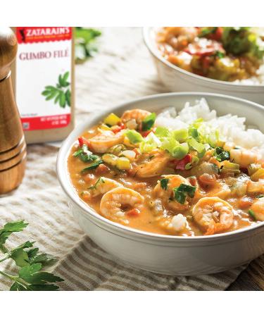 Zatarains Gumbo Fil 12 oz - Authentic Cajun Seasoning with Quality Sassafras Leaves - Perfect for Gumbo Soup and Seafood Stew - Buy Online on GoSupps.com