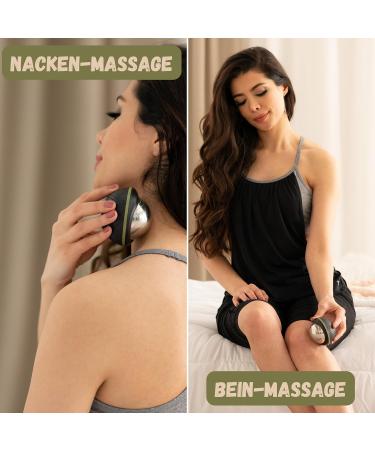 M.S.Lemberg Massage Ball - Gel Massage Scooter for Heat & Cold Therapy - Relaxation & Wellness Gift - Neck Back Shoulder & Facial Massage Tools - Buy Online on GoSupps.com